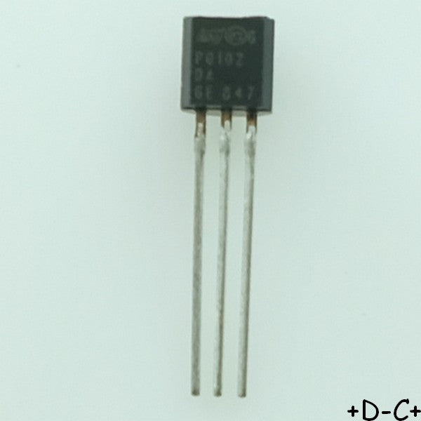 P0102DA Thyristor SCR 400V 8A TO-92 STM - Distri-Compo