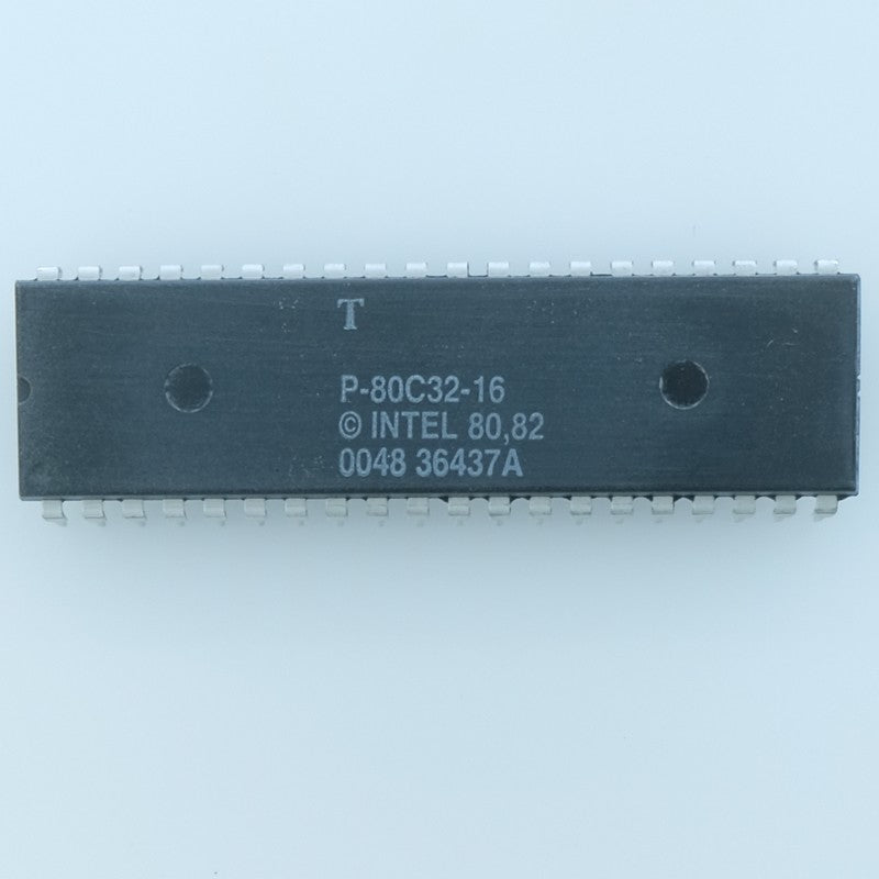 P80C32-16 MCU CMOS 8 bits compatible 80C51 16MHz 256B RAM ROM DIP-40 Intel