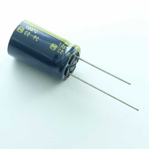 Condensateur 2700µF 10V 12.5x25mm pas5 105° FC-A 5000h EEUFC1A272 Panasonic - Distri-Compo