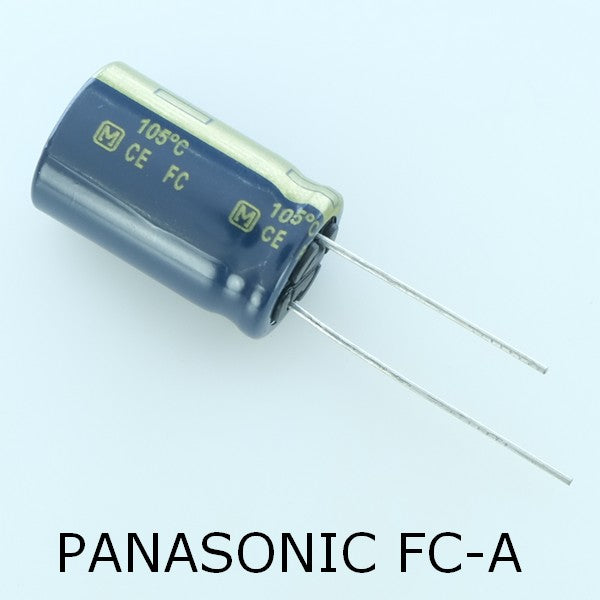 Condensateur 2200µF 50V 18x35.5mm pas7.5 105° FC-A 5000h EEUFC1H222 Panasonic - Distri-Compo