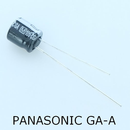 Condensateur 68µF 10V 6.3x7mm pas2.5 105° GA-A 1000h EEAGA1A680 Panasonic