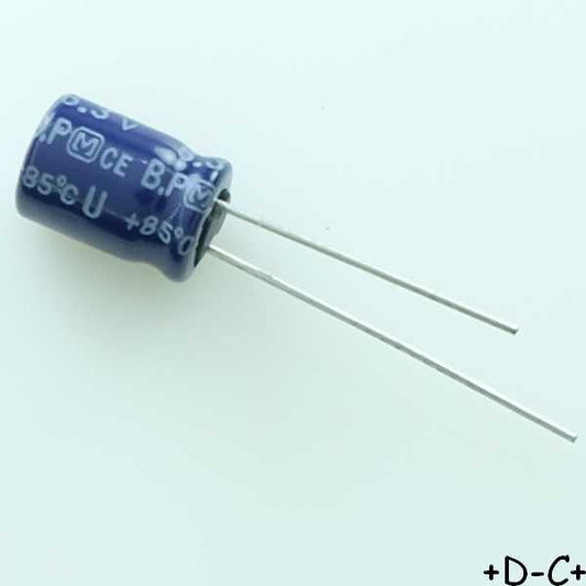 Condensateur 47µF 6V3 11x5mm pas2 20% 85° SU-A Panasonic ECEA0JN470U RoHS