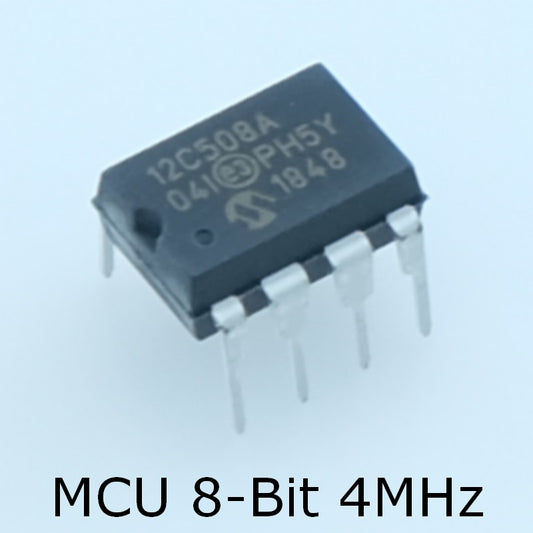 PIC12C508A-04I/P MCU 8 bits OTP 4MHz Microchip