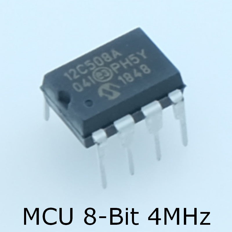 PIC12C508A-04I/P MCU 8 bits OTP 4MHz Microchip