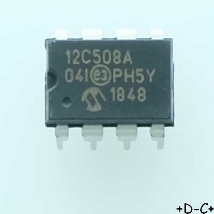 PIC12C508A-04I/P Microcontroleur Microchip DIP-8 RoHS