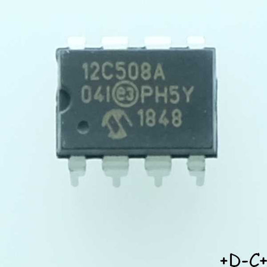 PIC12C508A-04I/P Microcontroleur Microchip DIP-8 RoHS