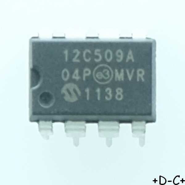 PIC12C509A-04P Microcontroleur Microchip DIP-8