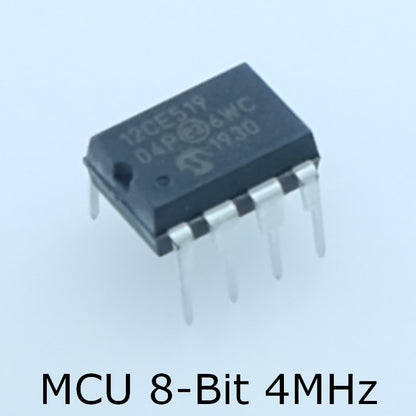 PIC12CE519-04/P MCU OTP DIP-8 Microchip - Distri-Compo