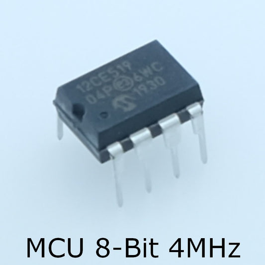 PIC12CE519-04/P MCU OTP DIP-8 Microchip - Distri-Compo