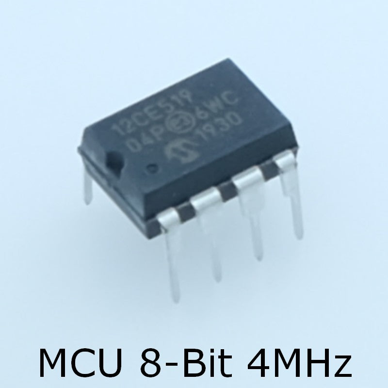 PIC12CE519-04/P MCU OTP DIP-8 Microchip - Distri-Compo