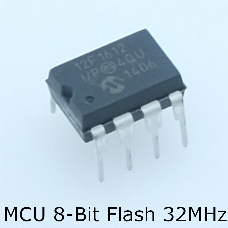 PIC12F1612-I/P MCU 8 bit DIP-8 Microchip - Distri-Compo