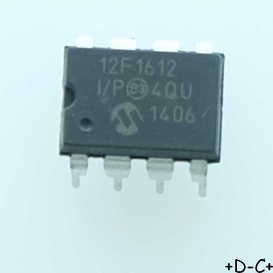 PIC12F1612-I/P MCU 8 bit DIP-8 Microchip RoHS