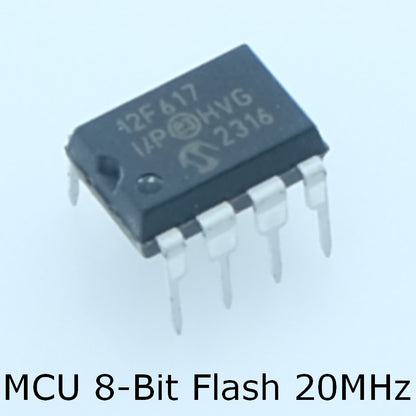 PIC12F617-I/P MCU 8 bits Flash 20MHz DIP-8 Microchip - Distri-Compo