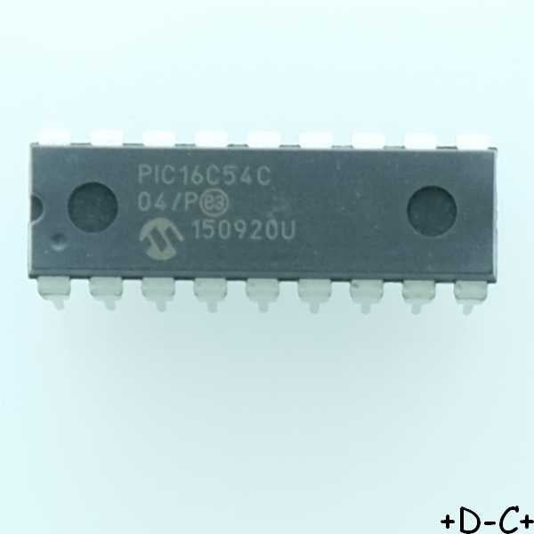 PIC16C54C-04/P Microcontroleur 8 bits DIP-18 Microchip RoHS