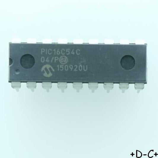 PIC16C54C-04/P Microcontroleur 8 bits DIP-18 Microchip RoHS
