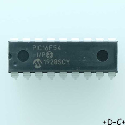 PIC16F54-I/P Microcontroleur Microchip DIP-18 RoHS