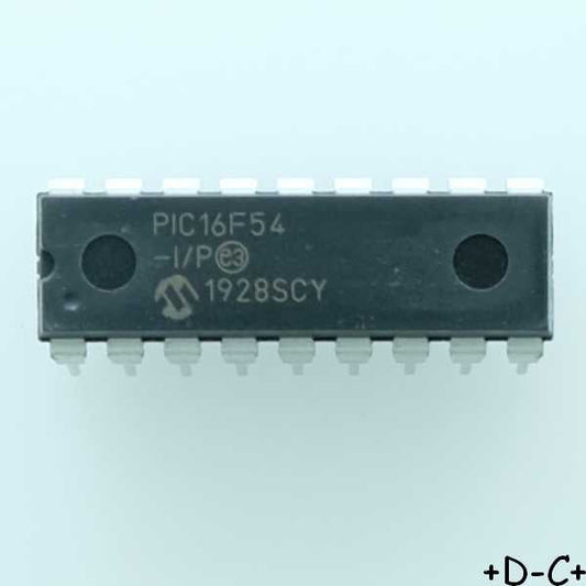 PIC16F54-I/P Microcontroleur Microchip DIP-18 RoHS