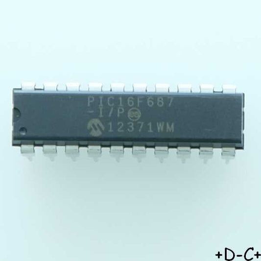PIC16F687-I/P Microcontrolleur DIP-20 Microchip RoHS