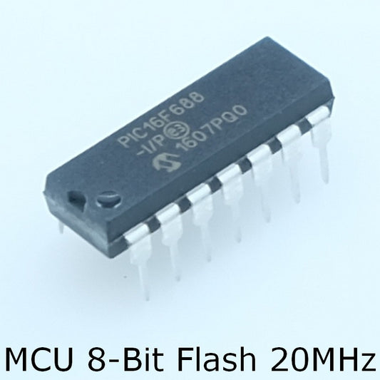 PIC16F688-I/P Microcontroleur DIP-14 8BIT 7KB Microchip