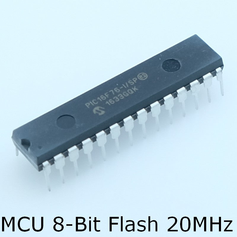 PIC16F76-I/SP MCU 8bit Flash 20MHz SPDIP-28 Microchip