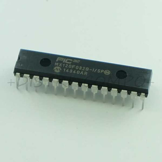 PIC32MX120F032B-I/SP MCU 32-bit MIPS32 M4K RISC DIP-28 Microchip RoHS