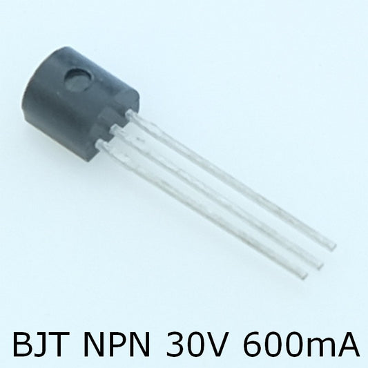 PN2222 Transistor BJT NPN 30V 600mA 625mW TO-92 ONS - Distri-Compo