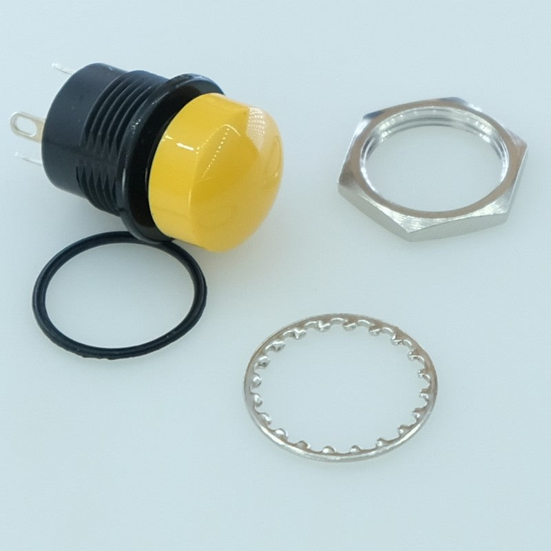 Commutateur poussoir dome jaune SPDT N.O. N.C. 5A 32VDC PNP8S5T2C03QE CK
