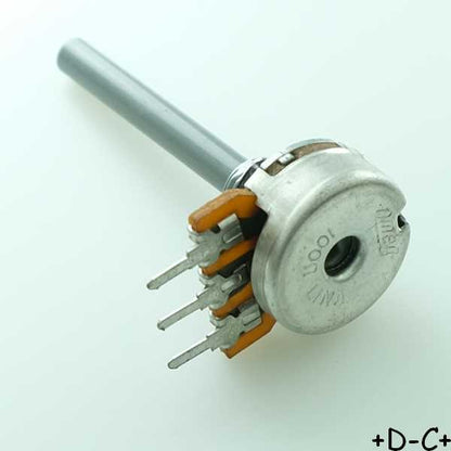 Potentiomètre 100ohm rotatif linéaire 4mm mono 0.25W Omeg