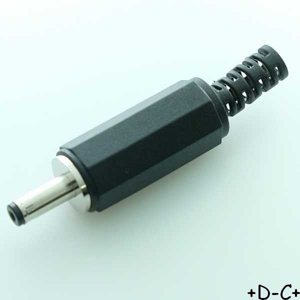 Fiche Jack DC 1.35x9.5x3.8mm 20V 4A à souder PP-038D Same Sky
