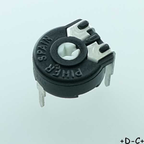 Potentiomètre 47Kohm horizontal PT10 0.15W 20% PT10LV10-473A2020-PM Piher (lot de 5)