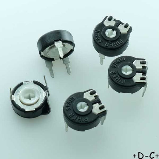 Potentiomètre 47Kohm horiz PT10 0.15W 20% PT10LV10-473A2020 Piher (lot de 5) - Distri-Compo