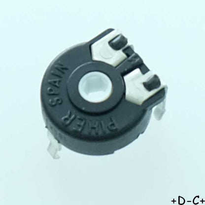 Potentiomètre 100Kohm horizontal 0.15W 20% PT10MV11-104A2020 Piher (lot de 5)