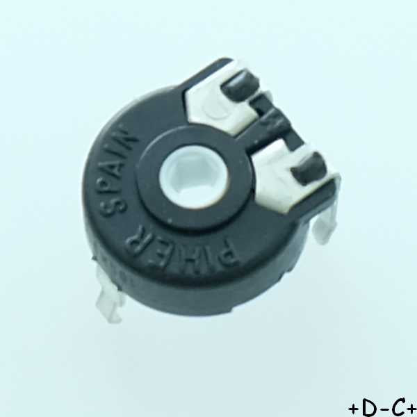 Potentiomètre 100Kohm horizontal 0.15W 20% PT10MV11-104A2020 Piher