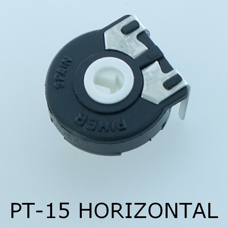 Potentiometre 1Mohm horizontal ajustable 15mm PT15 Piher