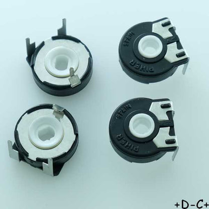 Potentiomètre 100Kohm horizontal 20% 0.25W PT15NV02-104A2020 Piher (lot de 4)