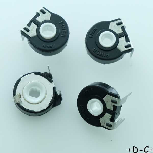 Potentiomètre 50Kohm horizontal 20% 0.25W PT15NV02-503A2020 Piher (lot de 4)