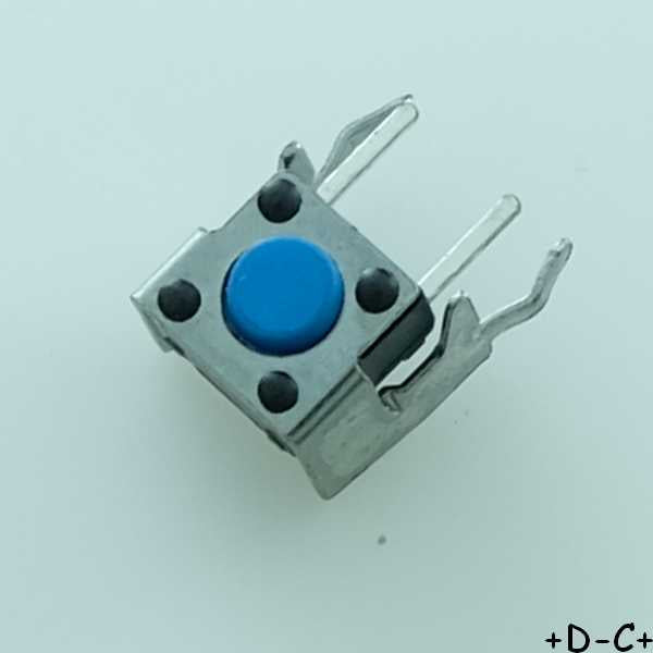Commutateur tactile N.O. SPST 12VDC 50mA 1.57N PTS645VM312 CK - Distri-Compo