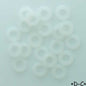 Rondelles plates Nylon M4 (lot de 20)