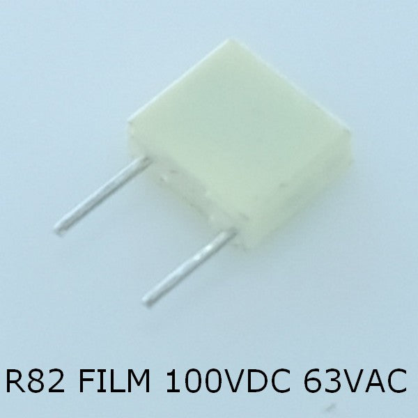 Condensateur film 27nF 100VDC pas5 5% PET Kemet R82EC2270DQ50J