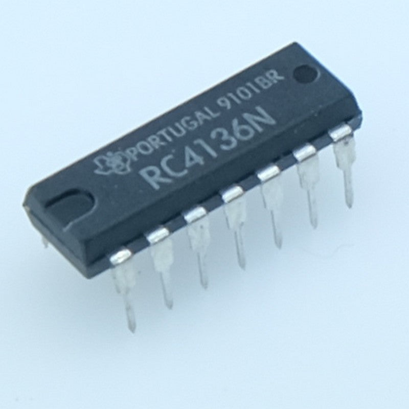 RC4136N Amplificateur opérationnel quadruple 3MHz DIP-14 Texas