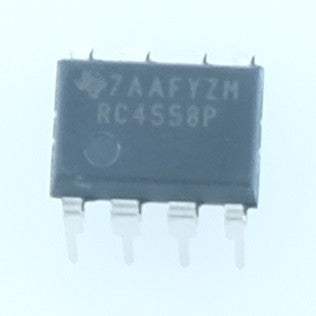 RC4558P Amplificateur opérationnel double DIP-8 Texas Instruments
