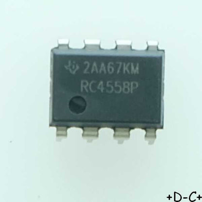 RC4558P Dual General-Purpose Operational Amplifier DIP-8 Texas RoHS
