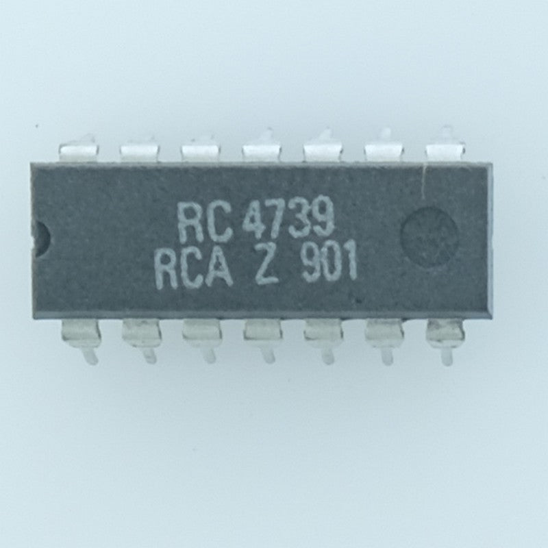 RC4739 Amplificateur opérationnel double faible bruit DIP-14 RCA