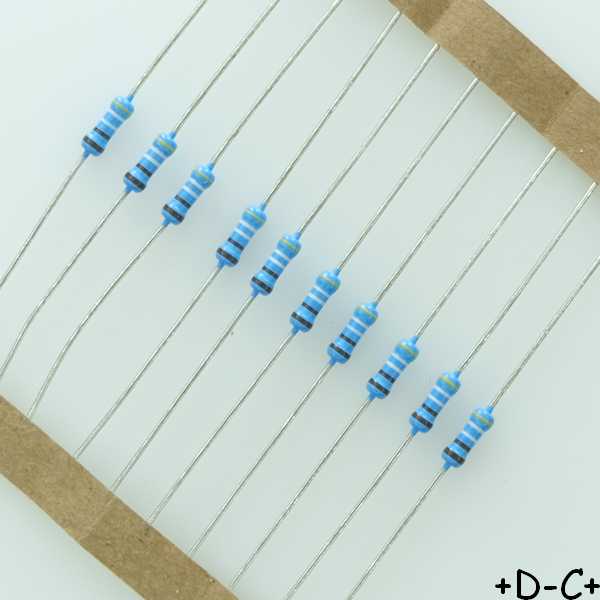 Résisance 4.99Kohm métal 0W6 1% 350V Vishay MRS25 (lot de 10)