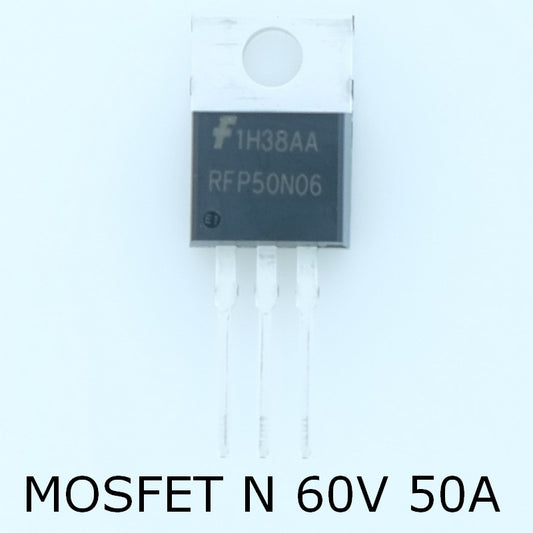 RFP50N06 Transistor MOSFET N 50A 60V TO-220 Fairchild - Distri-Compo