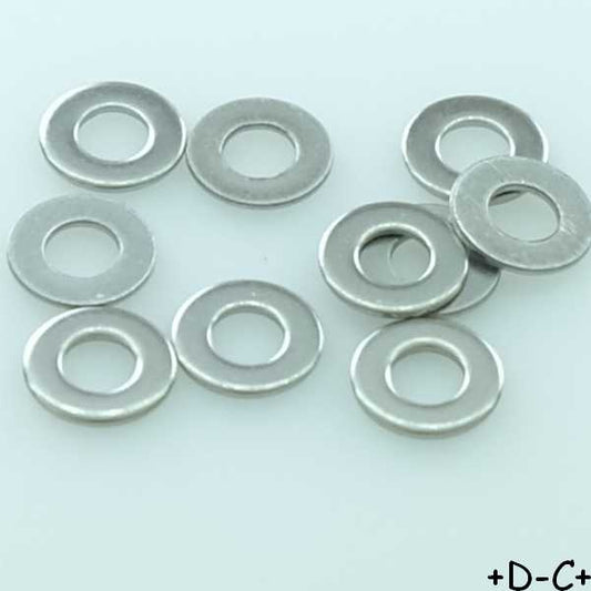 Rondelle plate 3.2mm acier inoxydable A2 DIN125 Reisser (lot de 10)