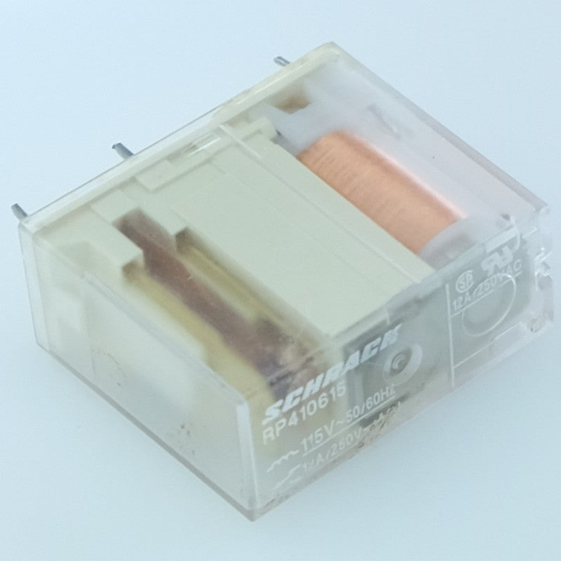 RP410615 Relais de puissance SPDT (1RT) bobine 115VAC 12A 250VAC Schrack