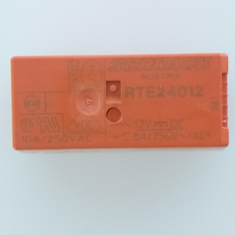 RTE24012 Relais de puissance DPDT (2RT) bobine 12VDC 8A 250VAC Schrack - Distri-Compo