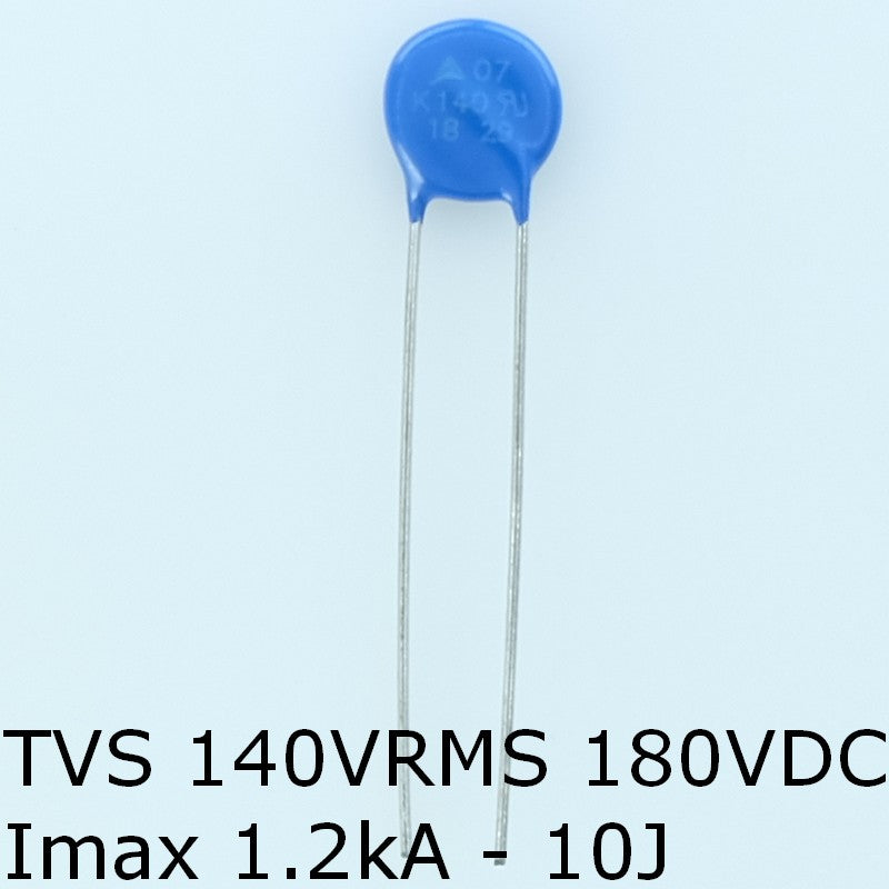 S07K140 Varistance TVS 140V 180V 7mm 10% pas5 Epcos