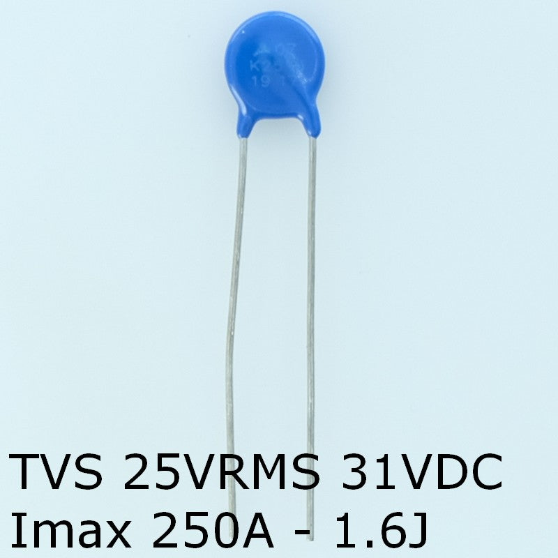 S07K25 Varistance TVS 25V 31V 7mm 10% pas5 Epcos
